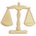 Scales of Justice Pin